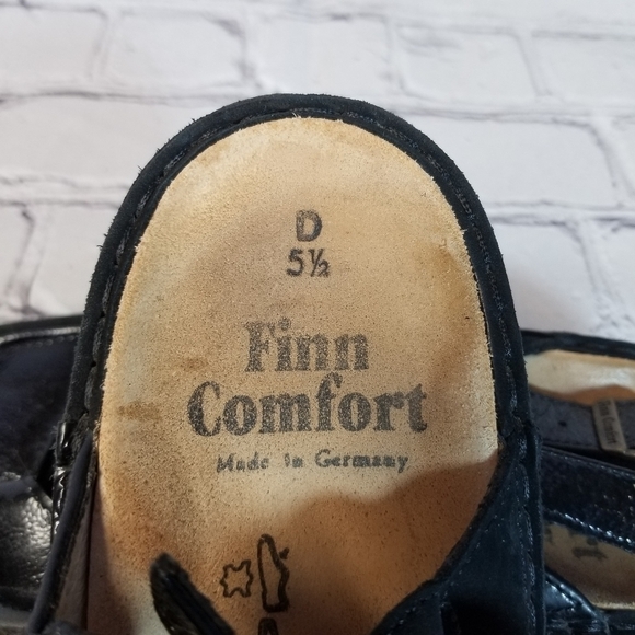 Finn Comfort black ankle strap sandals - Picture 9 of 10